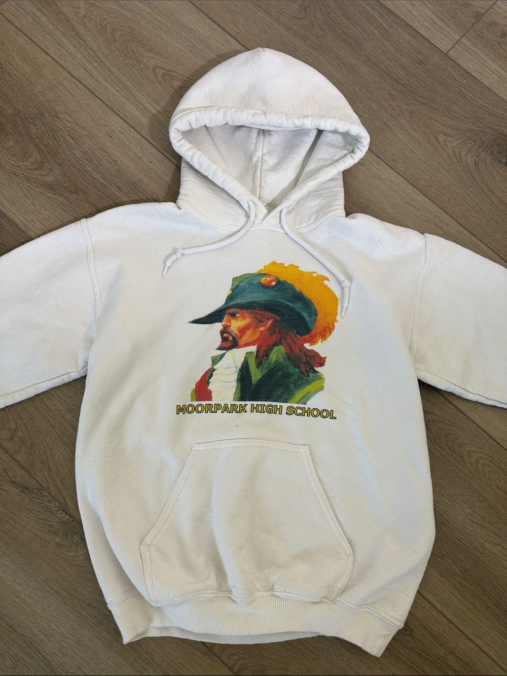Moorpark High School 2013. White hoodie   Jonathan Chapman memorial. Size small